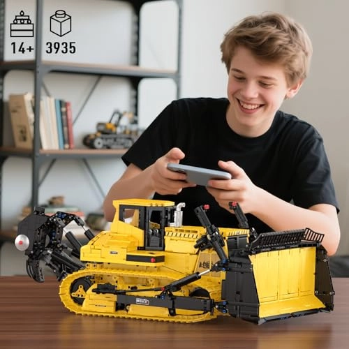Bulldozer (17049) - Yellow