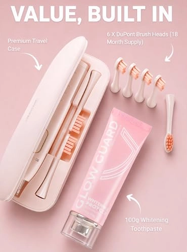 Sonic Lux - Pink 6 Brush Heads