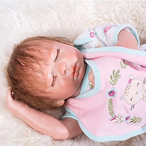Rebirth Baby Doll - 19 Inch Vinyl Baby Girl Eyes Closed Ages 3+