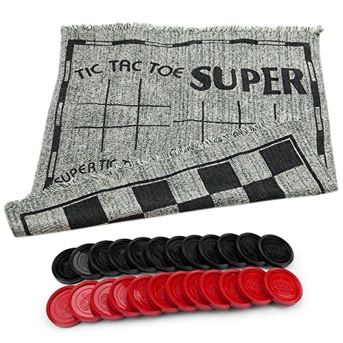 Giant Checkers - 3-in-1 Jumbo Reversible Rug