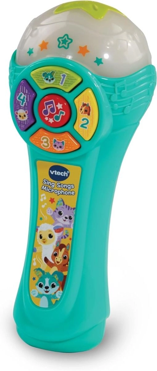 Singing Sounds Microphone - 15 Built-in Sing-Along Songs Suitable for 2 to 6 years
