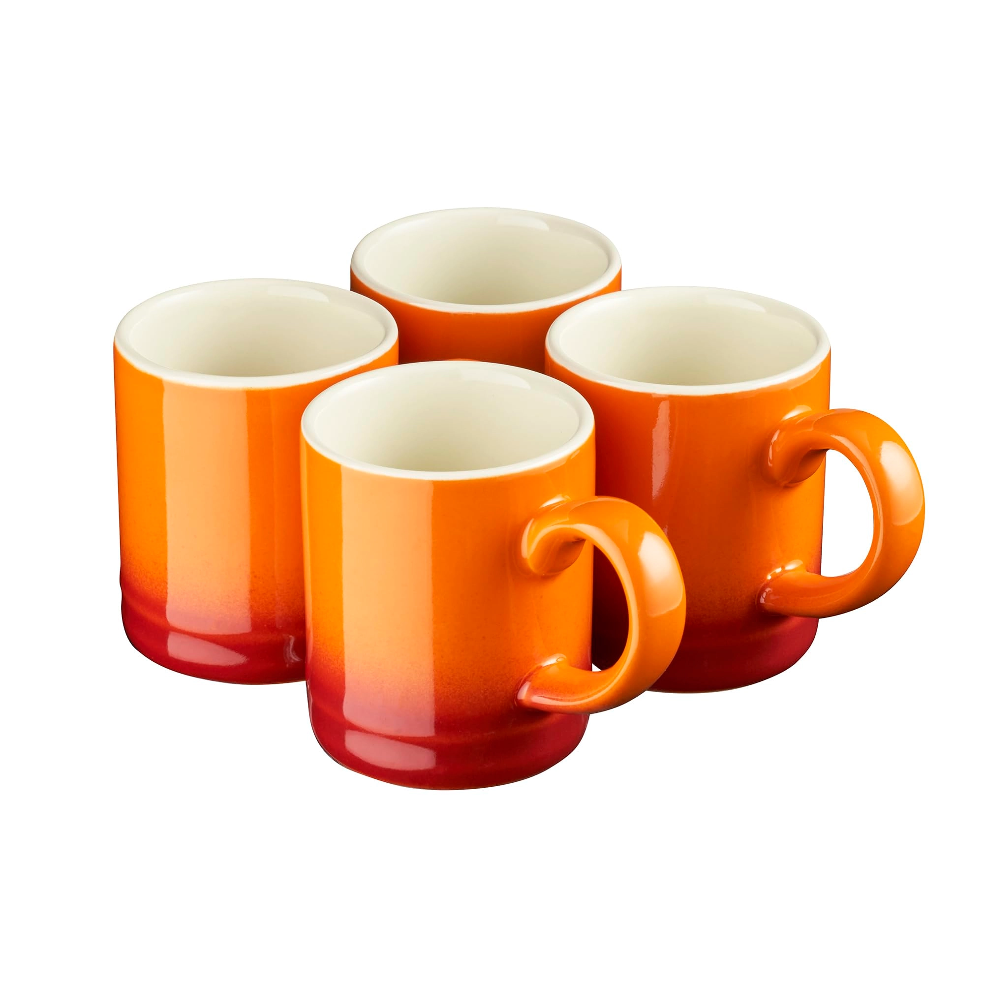 cooks professional Espresso Cup - 4 pcs - Graduated Design - 100 ml