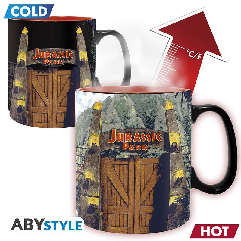 ABYstyle Jurassic Park Gate Mug - Heat Change 460 ml