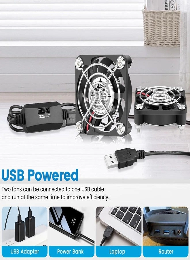 Computer Cooling Fan - 2-Pack 50mm