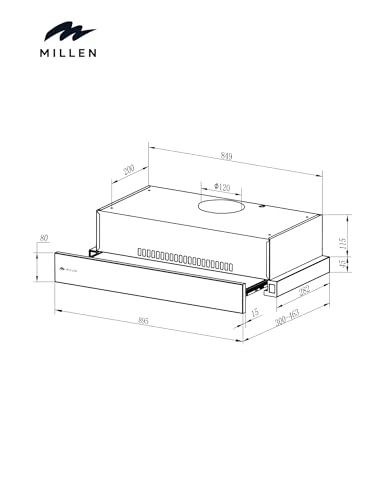 MBRHS 901 IX - 400 m3/h 90 cm