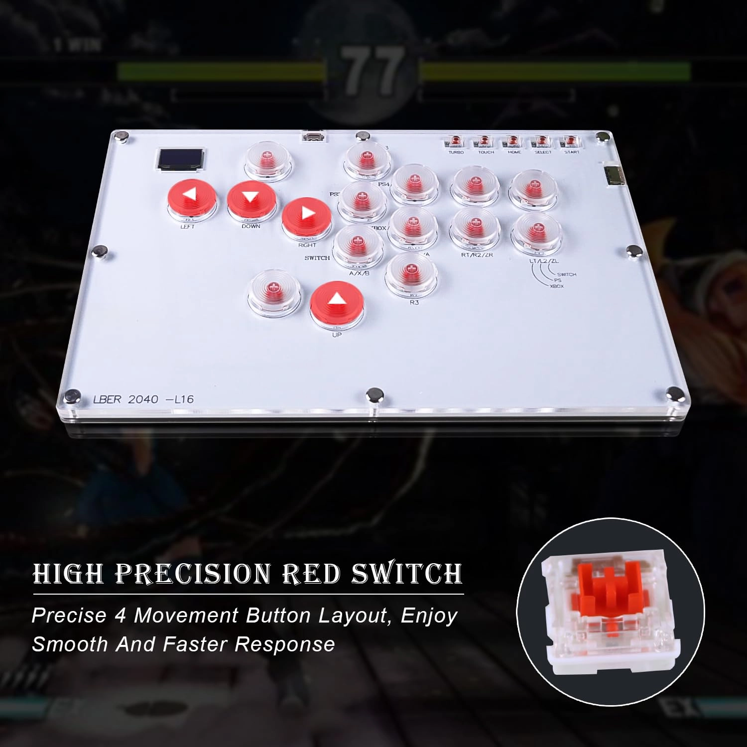 LBER2040-R16 - White PC/PS3/PS4/Steam/Switch