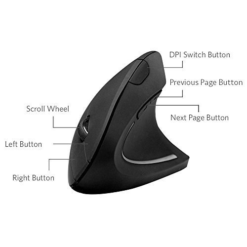 Vertical Ergonomic Mouse - USB