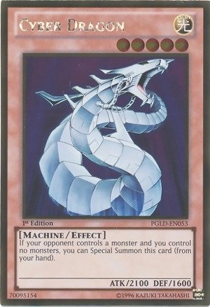 Yu-Gi-Oh! Cyber Dragon PGLD-EN053 - Premium Gold 1st Edition