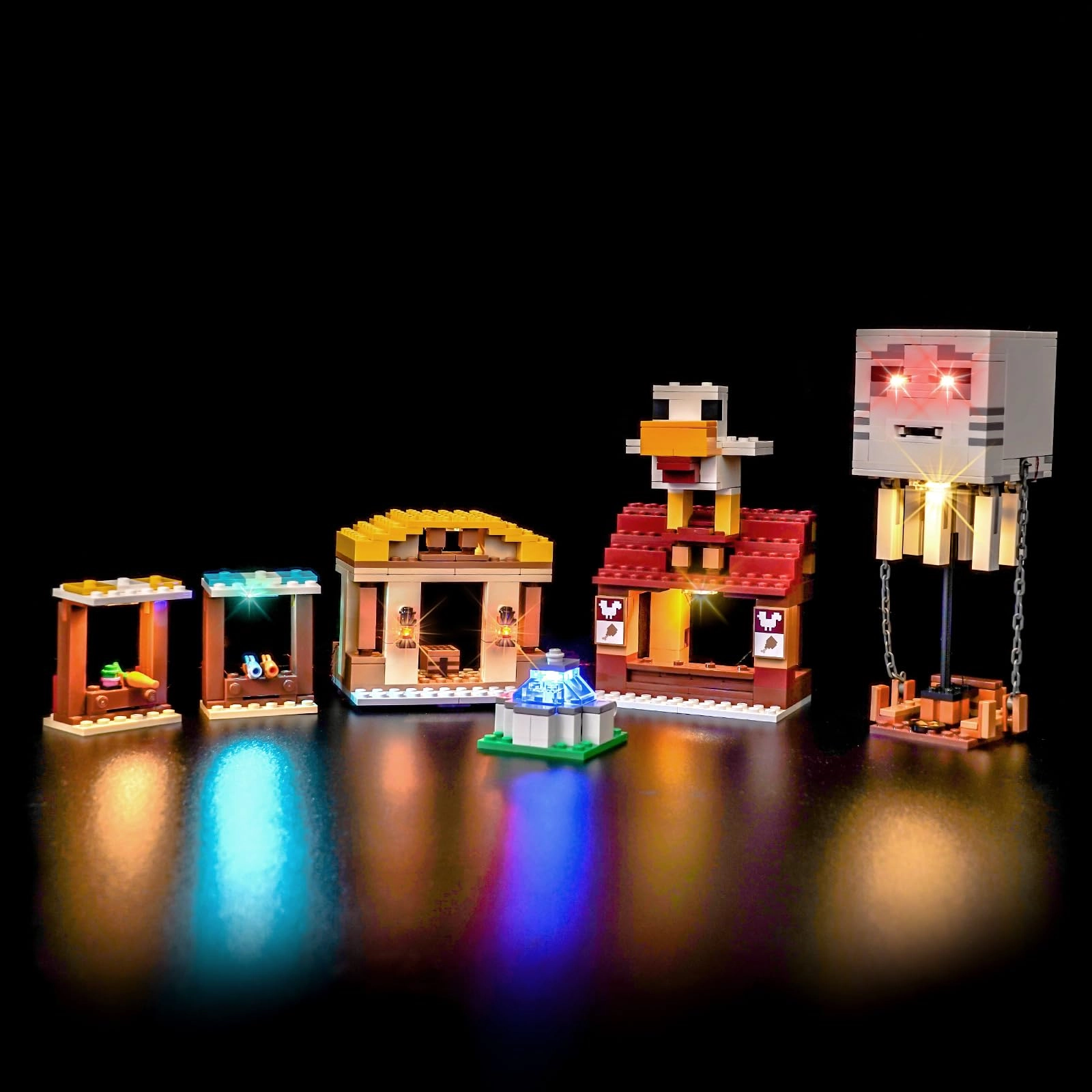 BrickBling LED Light Set - Compatible with 21273 Yellow red white