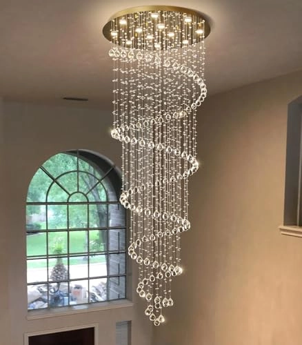 Crystal Glam Chandelier - 2700K-6000K Dimmable