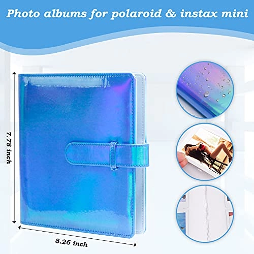 2x3" 256 Pockets Faux Leather Photo Album