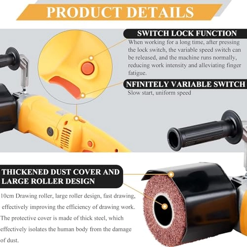 Handheld Burnishing Polishing Machine - 1400W 8 Speed