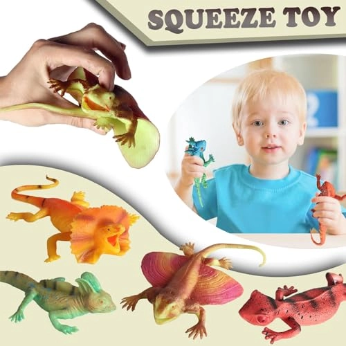 Stretchy Lizard Toys - 8 PCS