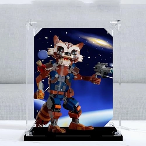 Acrylic Display Case for LEGO 76282 Rocket Raccoon - 3mm thickness
