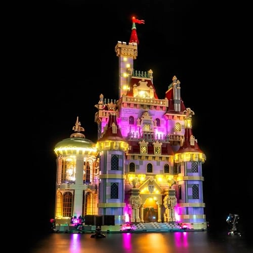 Remote Control Light Kit - Copper Line Beauty and The Beast Castle for LEGO 43263