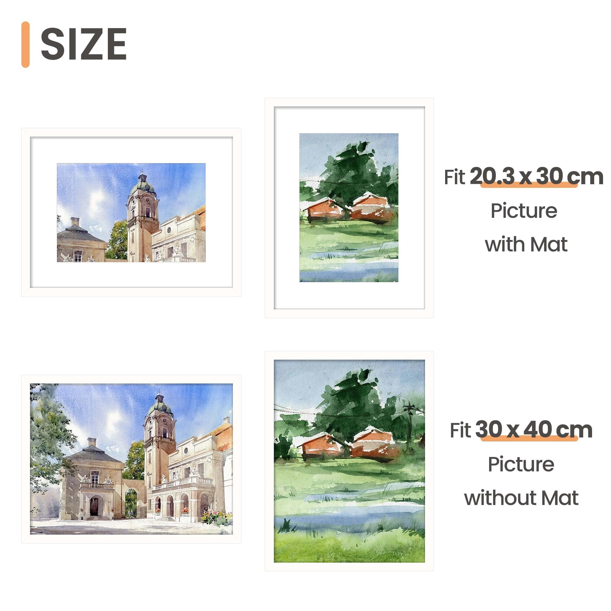 Picture frame - 30 x 40 cm Pack
