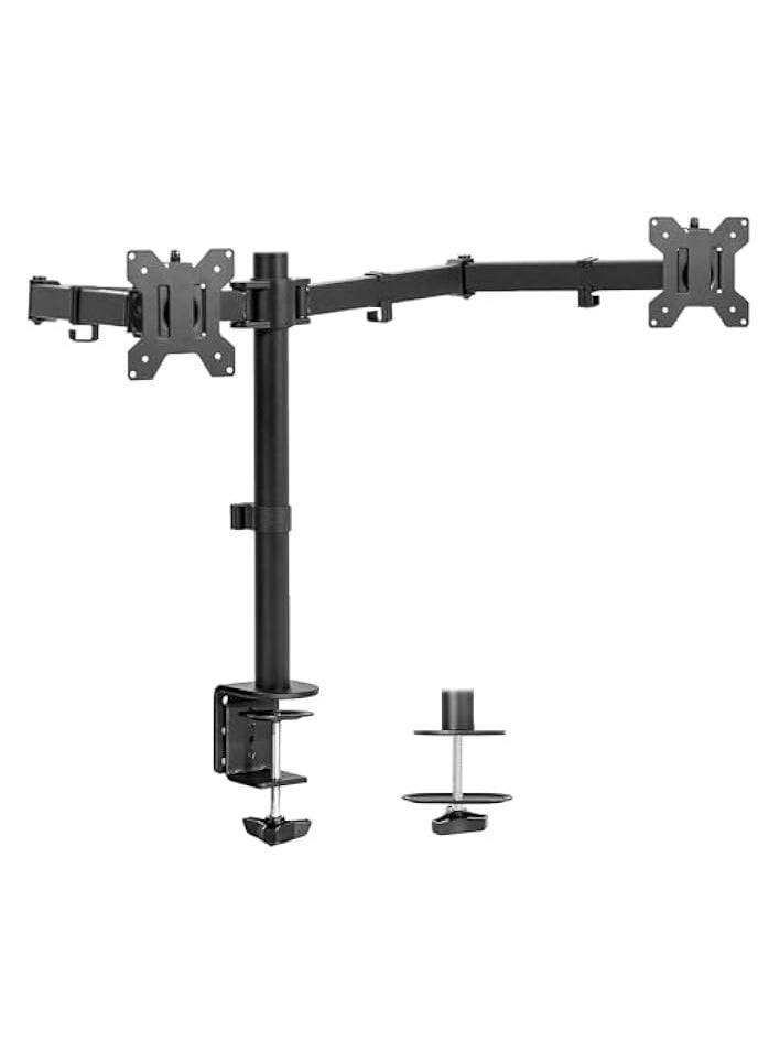 Dual Monitor Mount - 2 Monitors 32 inches 75mm or 100mm