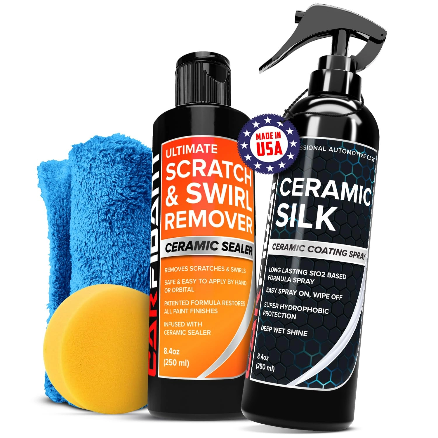 carfidant Scratch Repair and Swirl Remover - 8.4 fl. Oz. Buffer Pad
