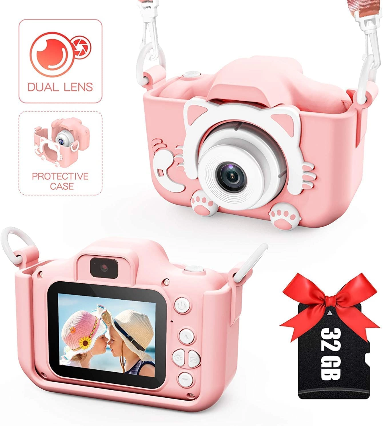 KRT tour Upgrade Kids Selfie Camera - 20MP 1080p
