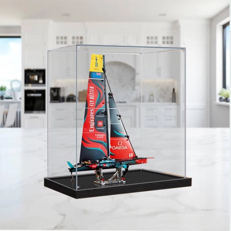 Lego Technic Display Case (42174) - Clear Acrylic Black Bottom