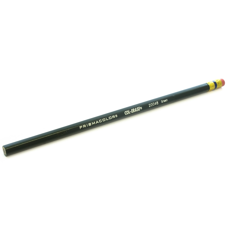 Col-Erase Prismacolor Color Pencil - Green Erasable