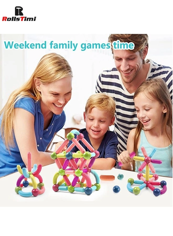 Magnetic Building Stick Blocks - 42 pcs