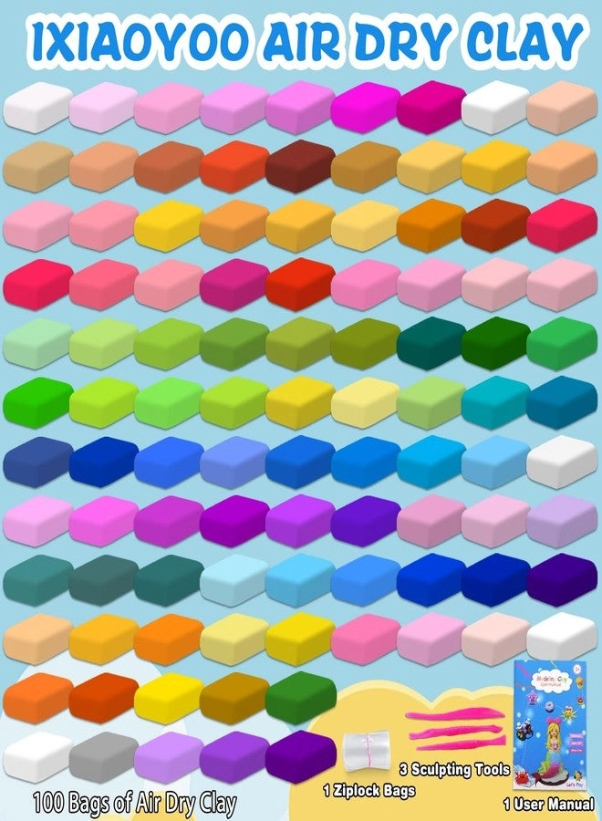 Air Dry Clay - 100 Colors 3+ years