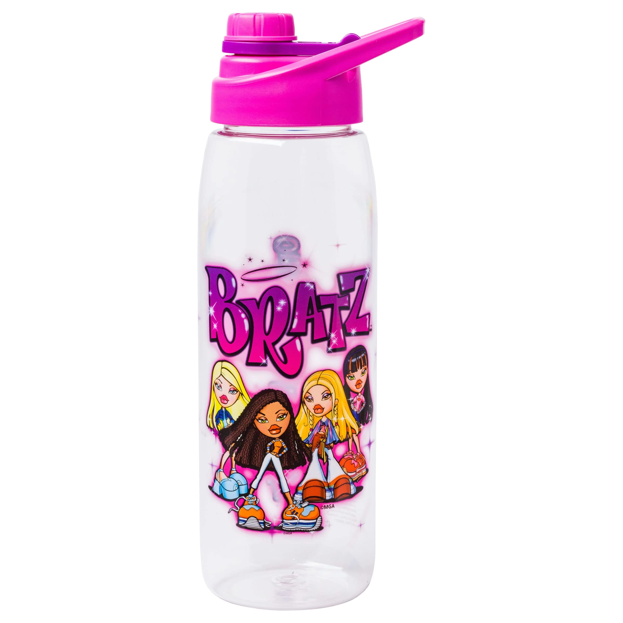 Silver Buffalo Bratz Water Bottle Screw Cap Tritan 800 ml
