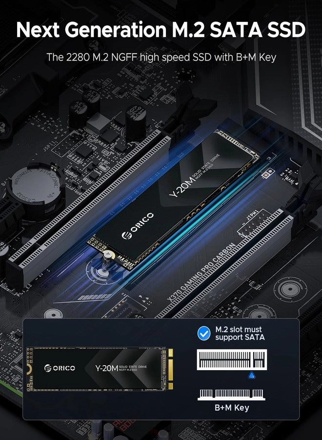 M.2 2280 SATA SSD - 512GB