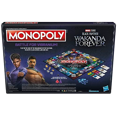 Monopoly: Marvel Studios' Black Panther: Wakanda Forever Edition
