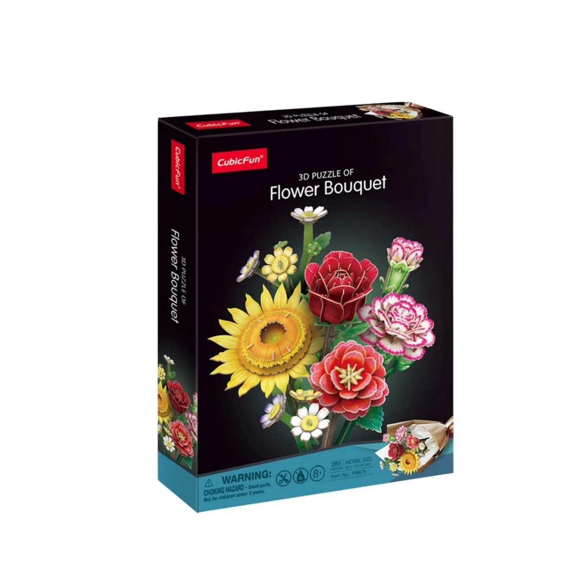 Flower Bouquet 3D Puzzle (ALGT-P867H) - 363 pcs