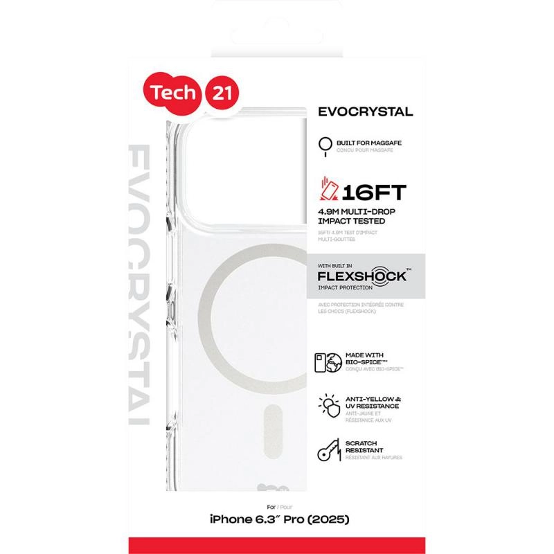 Evocrystal Clear Case with MagSafe for iPhone 17 Pro