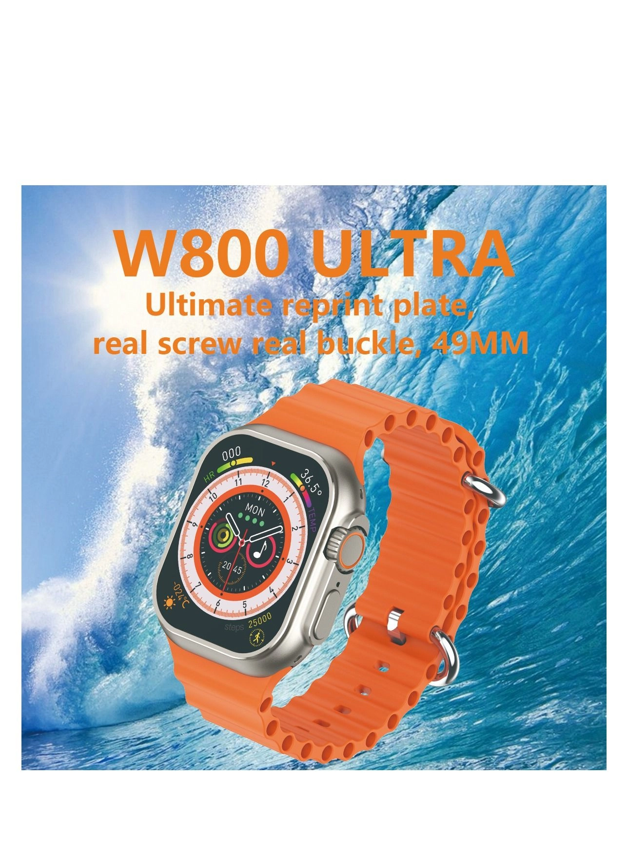 W800 Ultra 44.2mm Stainless Steel