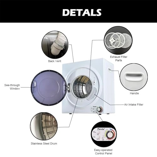 Compact Dryer - 13.2 lbs 1500W