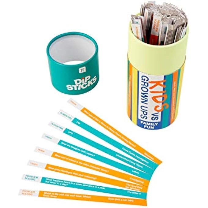 Kids vs Adults Dipstick - Fun Family Trivia Dinner Party