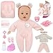 Baby Doll Play Set - 30 cm Plastic pink Ages 3+