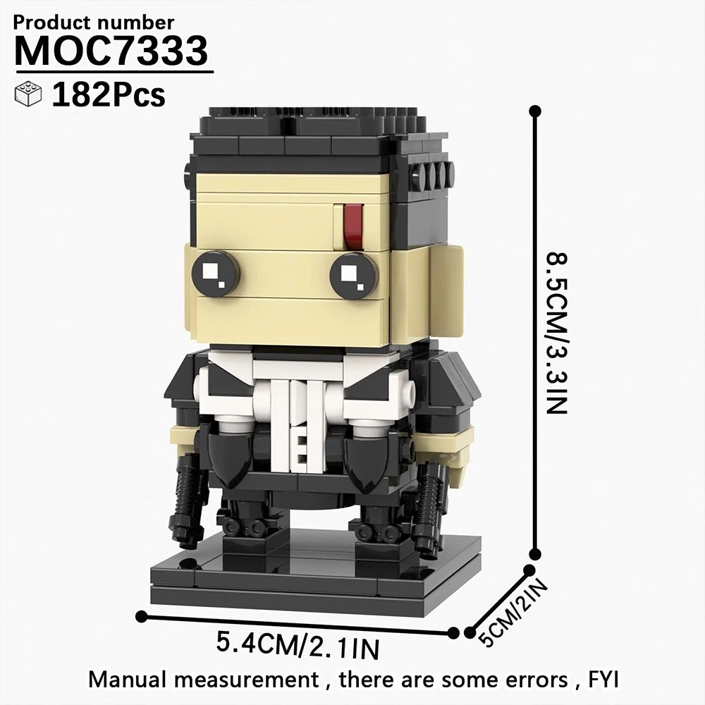 Bat Brickheadz + Scarlet Witch Brickheadz + Doctor Doom Brickheadz + Mark1 Brickheadz