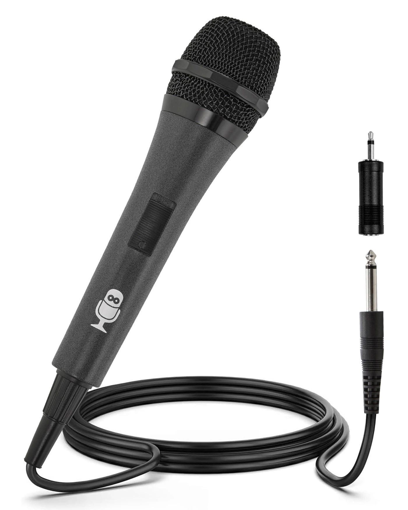 The Singing Machine Wired Microphone 3.5mm-Mini-Jack Microphone