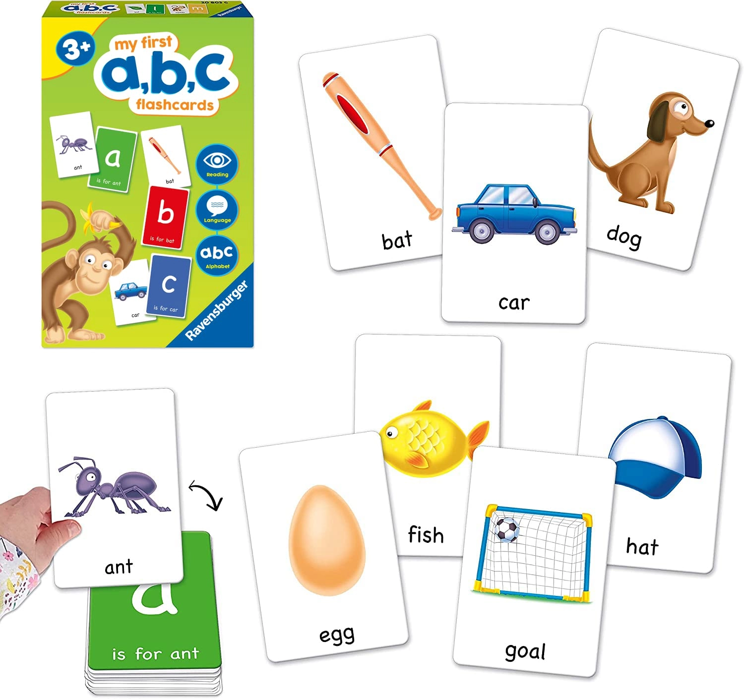 My First ABC Flash Cards - 3 years 36 pieces