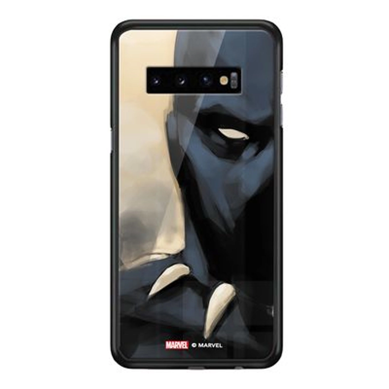 Wackylicious Black Panther Smoke Back Case for Galaxy S10 Plus