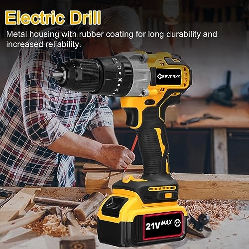 Electric Drill - 21V 1300mAh