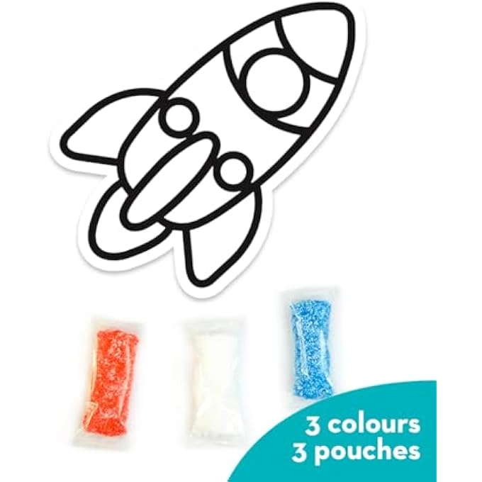 Clay Stickers - 3+ years 4 pcs