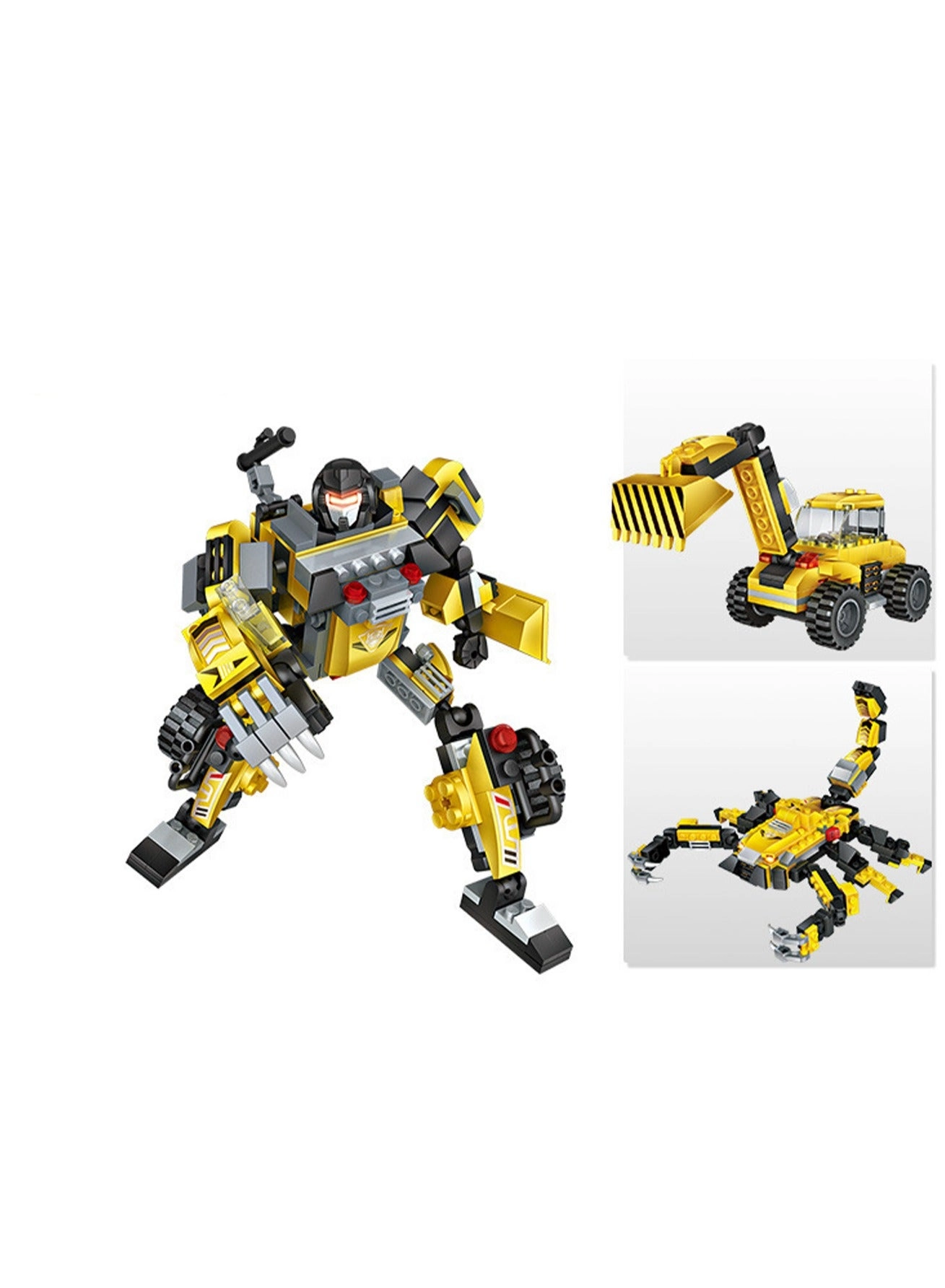 Excavator Three-Change Robot - 238 pcs
