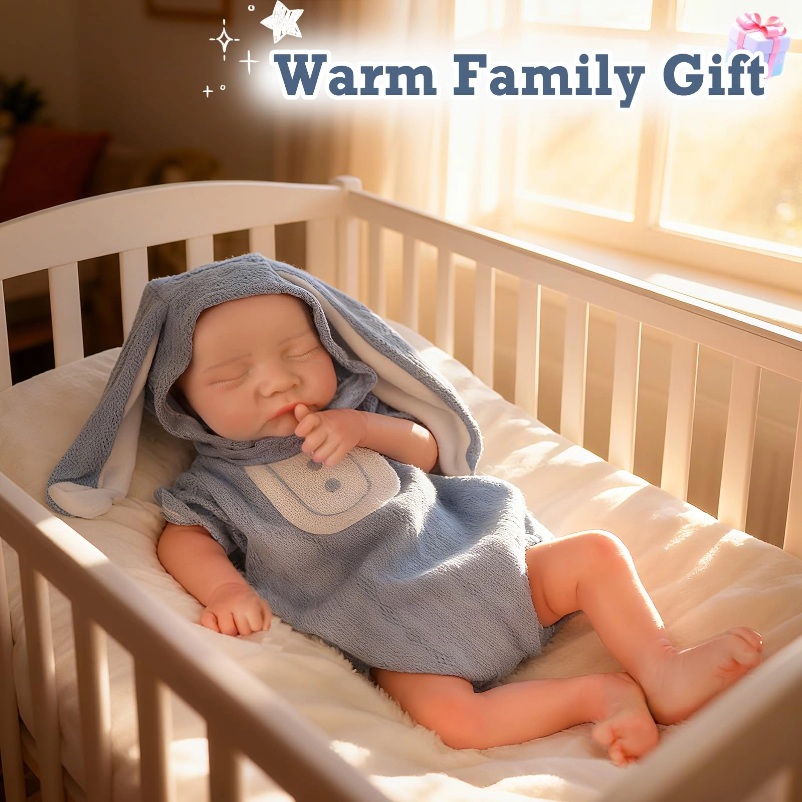 Reborn Baby Doll - 17 Inch Full Silicone Boy Ages 14+