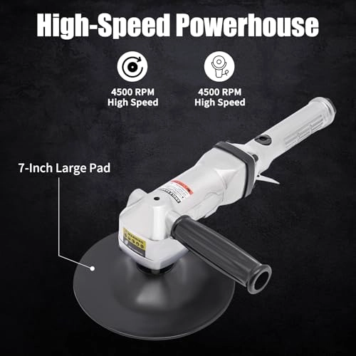 Pneumatic Angle Sander - 7 inches