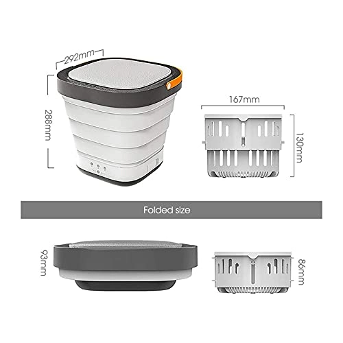 Portable Washing Machine,Turbine Folding Mini Usb Laundry Washer,Perfect For Apartments, Rvs And Small Space Living Shandongmt (Color : B)