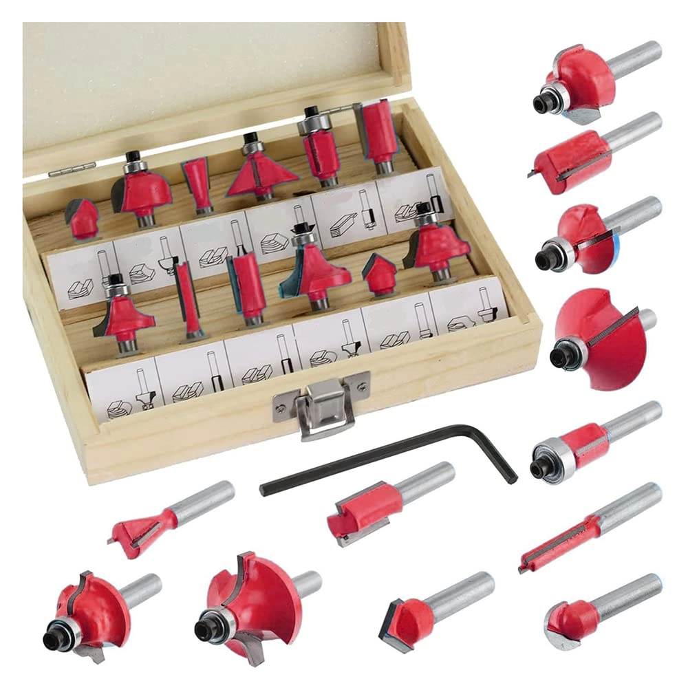Router bit set - 12 Pieces