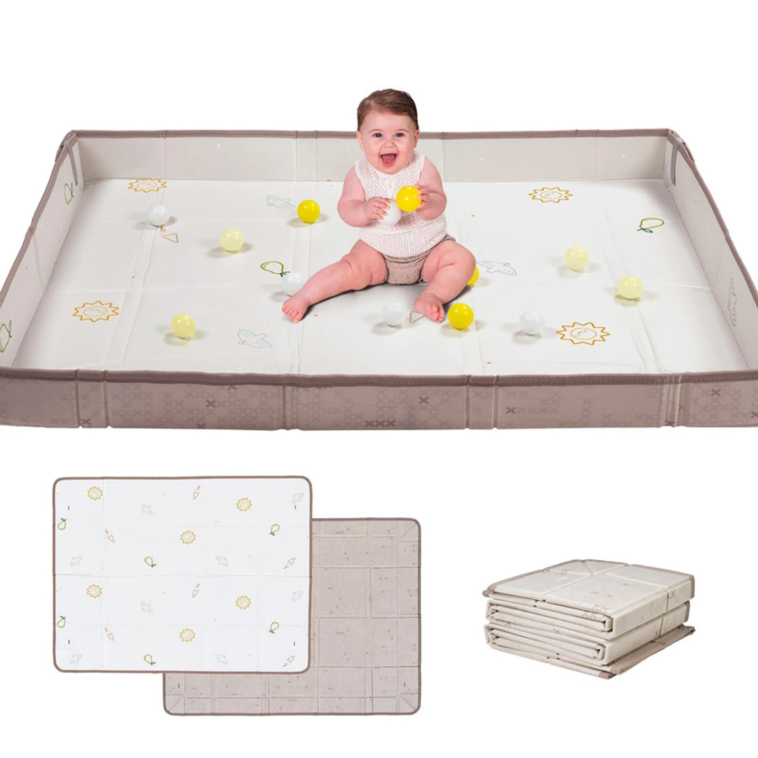Fold'n Fun Playmat - Suitable for 0 month & above