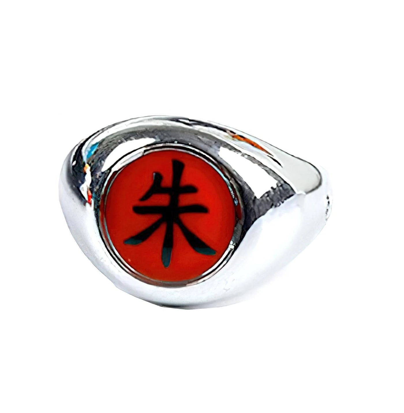 Uchiha Itachi Silver-Tone Resin Ring