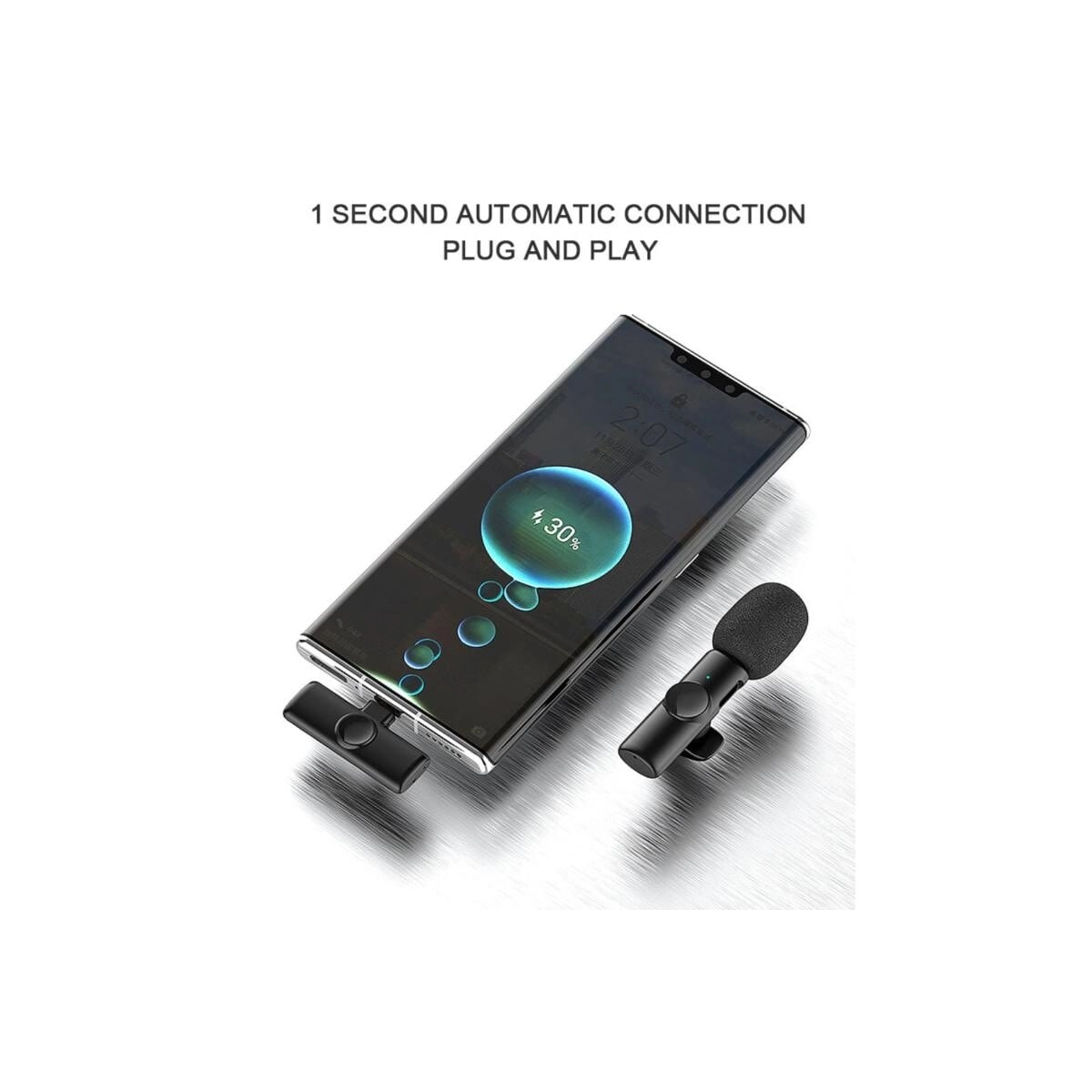 Wireless Lavalier Microphone - USB Microphone Dual